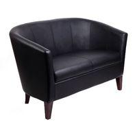 Uno Leather Double Tub Chair