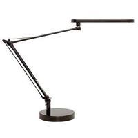 unilux mamboled led desk lamp double jointed arm black 400087707