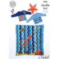 under the sea blanket jumper cardigan and starfish toy in king cole pr ...