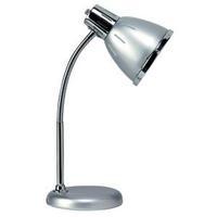 Unilux Retro 12W Fluorescent Desk Lamp Grey 400074003