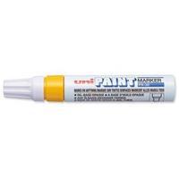uni px 30 paint marker chisel tip broad line width 40 85mm yellow