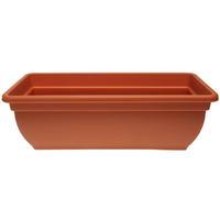 Unbranded Essentials Moulded Terracotta Trough 46cm