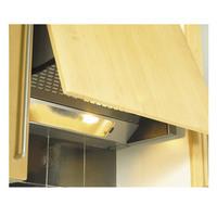 Unbranded 444449650 60cm Built In Canopy Cooker Hood in Silver