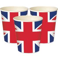 Union Jack Paper Party Cups