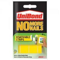 unibond no more nails removable strips pack of 10 1507604