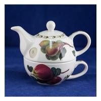 Unused teapot and cup combo by Queens Kitchen - Royal Horticultural Society.
