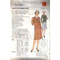 Unused Vintage Silver Needles Lady\'s Two Piece Suit Pattern 12