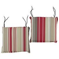 Unbranded Deluxe Outdoor Seat Pads 2 Pack