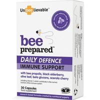 unbeelievable health bee prepared daily defence immune support 30 tabs