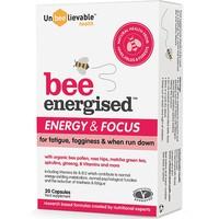 Unbeelievable Health Bee Energised Energy and Focus Supplement (20 caps)