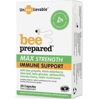 unbelievable health bee prepared max strength immune support 20 tabs