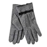 unmade copenhagen gloves twisted leather detail glove grey