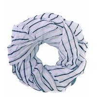 unmade copenhagen scarfs pleated stripe scarf blue