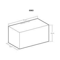 universal enclosure 120 x 70 x 65 pvc black kemo g083 1 pcs