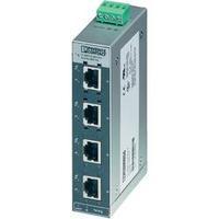 Unmanaged Phoenix Contact FL SWITCH SFN 5TX No. of Ethernet ports 5 LAN data transfer rate 100 Mbit/s Operating voltage