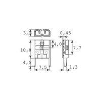 uninsulated female receptacle to board pcb vogt verbindungstechnik 386 ...