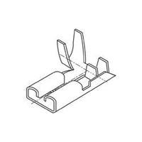 uninsulated female flag receptacle 15 25mm vogt verbindungstechnik 383 ...