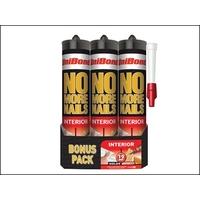 unibond no more nails interior cartridge triple pack