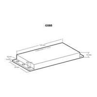 Universal enclosure 120 x 70 x 15 PVC Black Kemo G088 1 pc(s)