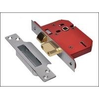 UNION StrongBOLT 2205S Stainless Steel 5 Lever Mortice Sash Lock Visi 81mm 3in