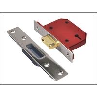 UNION StrongBOLT 2103S Stainless Steel 3 Lever Mortice Deadlock Visi 81mm 3in