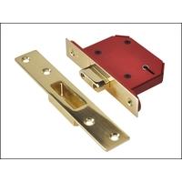 union strongbolt 2105s polished brass 5 lever mortice deadlock visi 68 ...