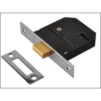 UNION ES-DL Chrome Essentials 3 Lever Mortice Deadlock Visi 65mm 2.5in