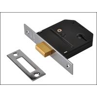 UNION ES-DL Polished Brass Essentials 3 Lever Mortice Deadlock Visi 79mm 3in