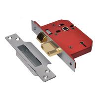 Union Strongbolt 5 Lever Mortice Sash Lock Visi 79mm Stainless Steel