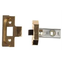 Union Rebated Tubular Mortice Latch Electro Brass 76mm