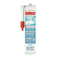 Unibond Anti-Mould Shower & Bathroom White Sealant 300 ml