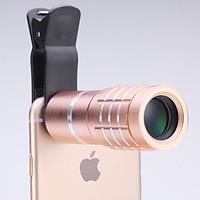 Universal 10× Telescope Lens for Mobile Phones iphone/samsung Silver/Gold/Rose/Black