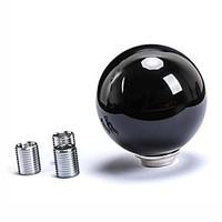 Universal White Round Ball Shaped Gear Shift Lever Knob for Manual Car Auto