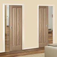 Unilateral Pocket Kilburn 3P Oak Veneer Doors