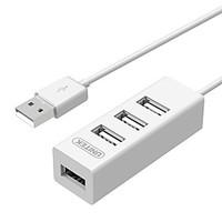 UNITEK JD21D0CWH White USB2.0 High Speed 4Port HUB with 100CM