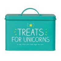 unicorn treats pet tin from happy jackson