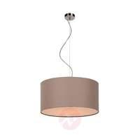 Universal Coral hanging light, taupe, 60 cm