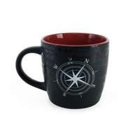Uncharted 4 A Thief\'s End Compass Map and Logo Ceramic Coffee Mug Black (ge3096)