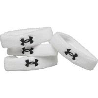 under armour heatgear performance 12 inch wristbands white