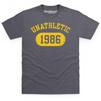 unathletic 1986 t shirt