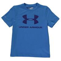 Under Armour Sportstyle Logo T Shirt Junior Boys