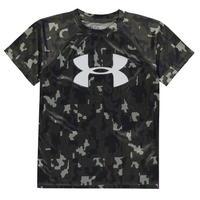 Under Armour Big Logo Print T Shirt Junior Boys