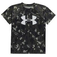 Under Armour Big Logo Print T Shirt Junior Boys