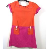 Unbranded Age 5-6 Orange And Pink Dress*