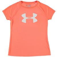 Under Armour Big Logo Solid T Shirt Junior Girls