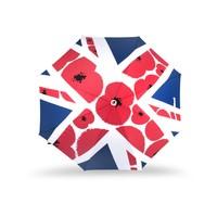 union poppy print stick umbrella