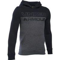 under armour titan fleece hoodie boys carbon heather