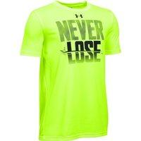 under armour never lose tee boys fuel green