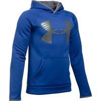 Under Armour Storm Armour Fleece Highlight Big Logo Hoodie - Boys - Royal/Graphite