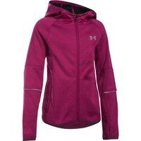 under armour storm full zip swacket girls black cherry